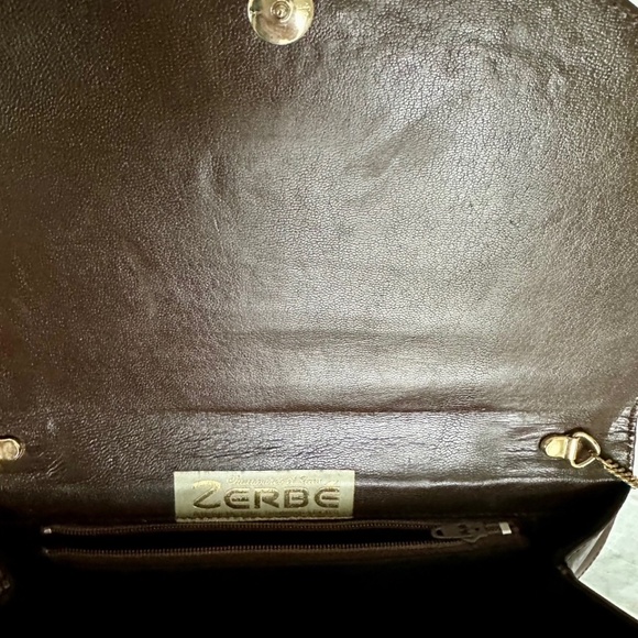 Genuine Snake Skin Brown Leather Clutch purse - Picture 6 of 8